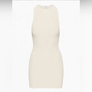 Aritzia sculpt knit racer mini dress